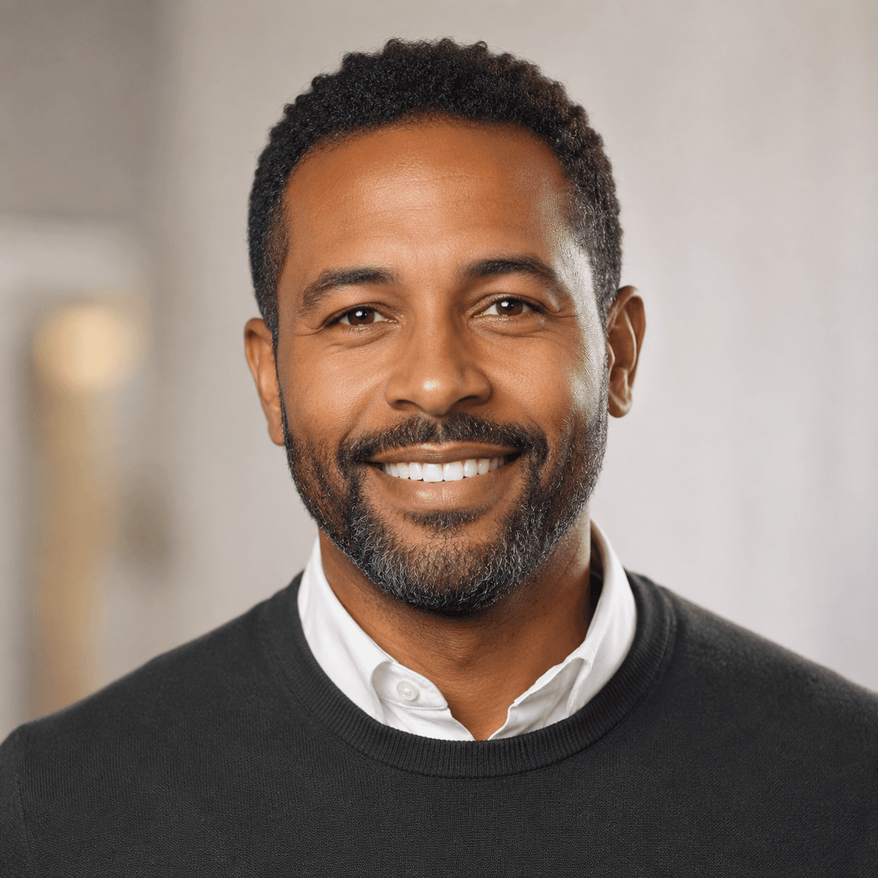 Portrait of Marcus Bennett, kitchen renovation client.
