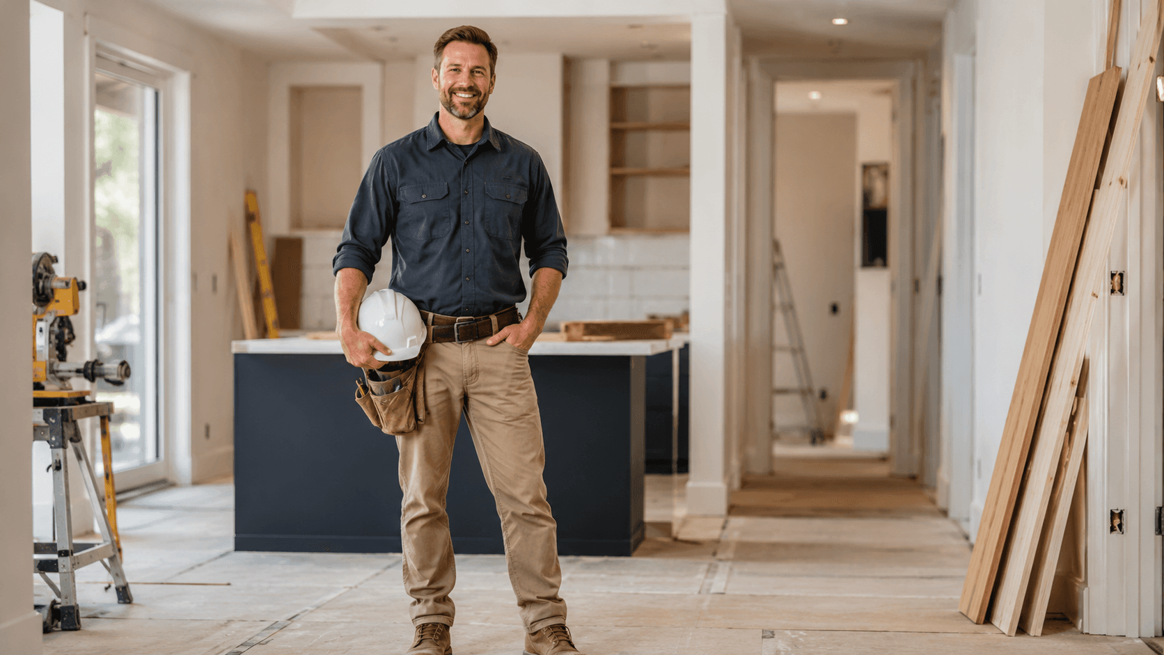 Portrait of Daniel Brooks, exterior renovation client.